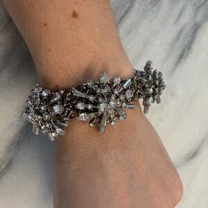 Banana Republic Silver Crystal Bracelet